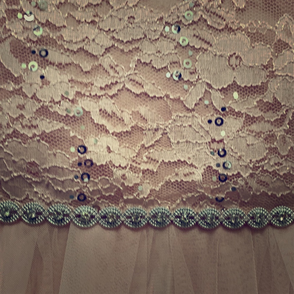 Girls Formal Pink Dress